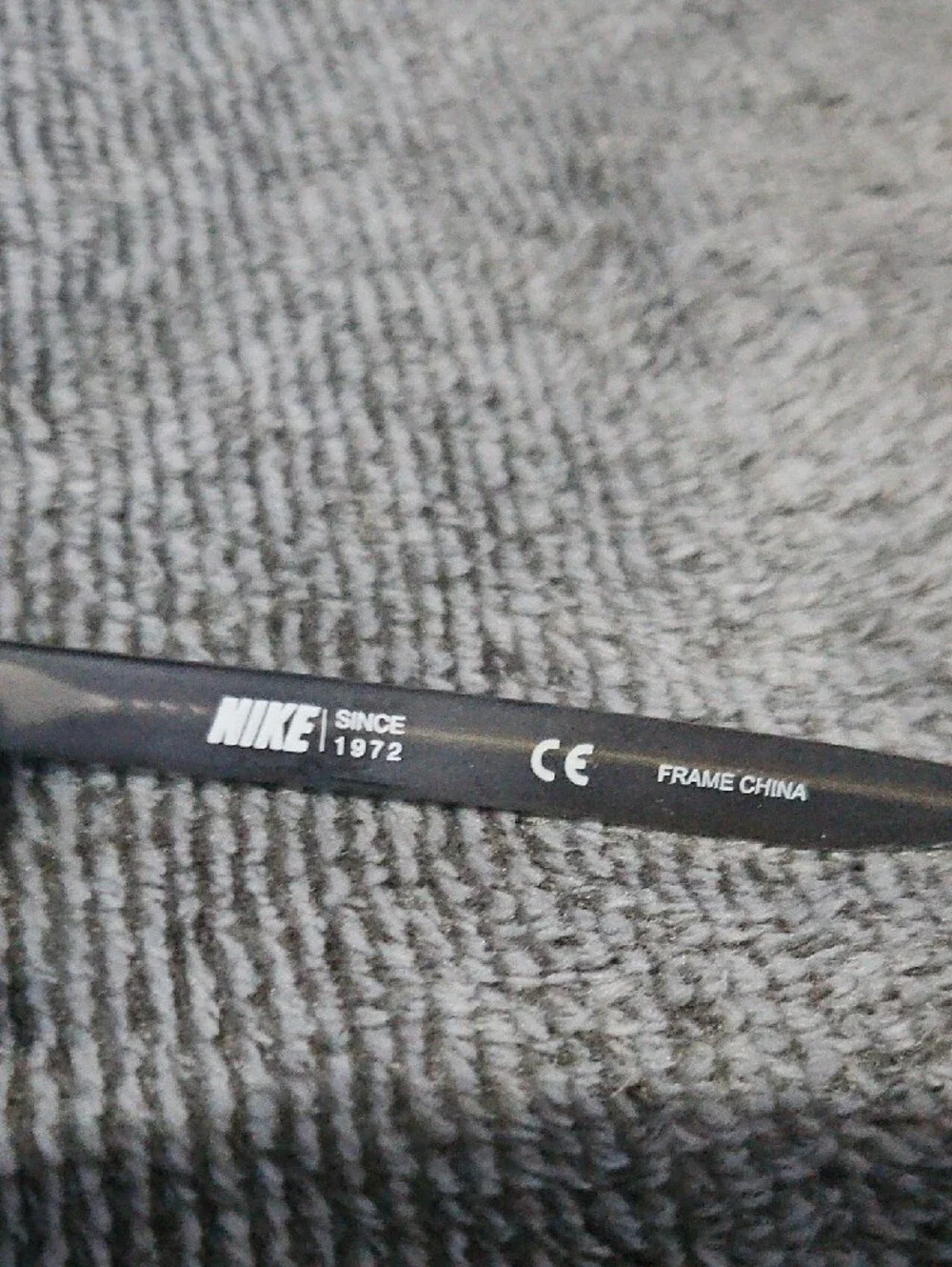 Nike! Just Do It Clear Eyeglass Frames with Dark Brown Temples Nike Swoosh On S - Picture 3 of 4
